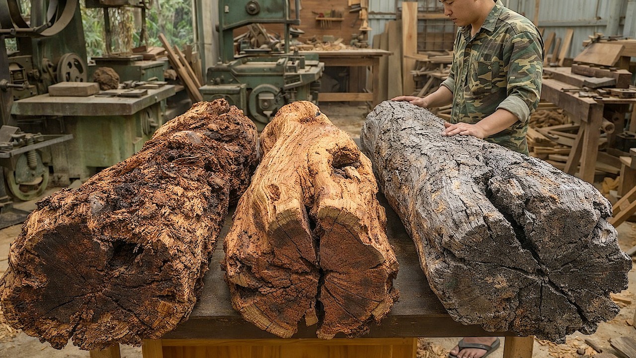 Touching Wood Is Touching The Soul Of Nature | From Decaying Wood To An Exquisite shelf. Woodworking