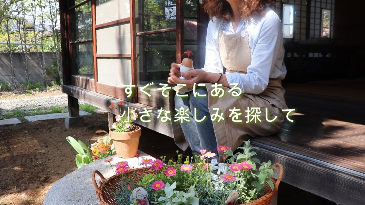 清々しい朝、思いがけない楽しさに出会う。ちょっと田舎のガーデニング。