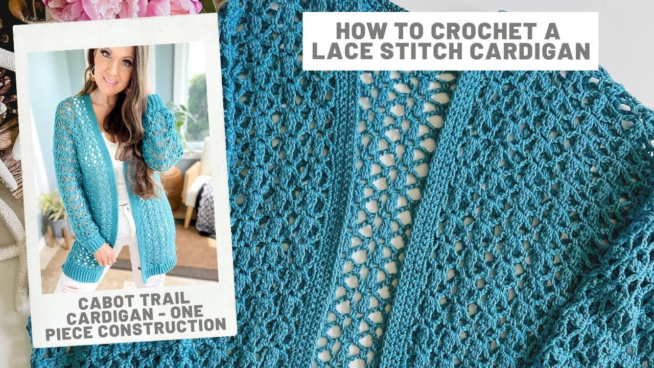 Free Lace Crochet Cardigan Pattern: Cabot Trail Cardigan - MJ's off the  Hook Designs