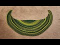 Easy One Row Crescent Shawl - Crochet Tutorial!