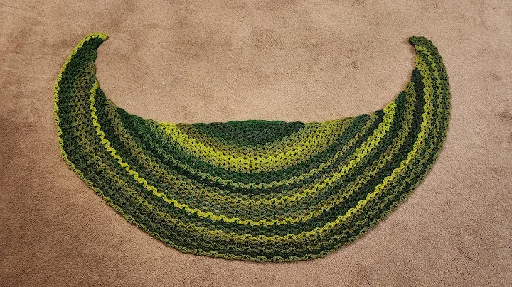 Cute and Simple Crochet Shawl Tutorial