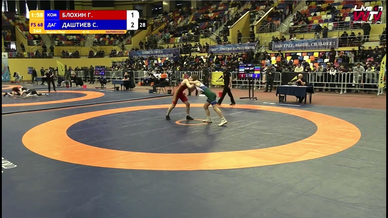 Блохин Григорий(Коми)-Даштиев Сажид(Дагестан) 1/4