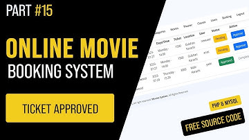 15   Online Movie Ticket Approved by Admin in PHP MySQL   Hindi Online Movie Booking System