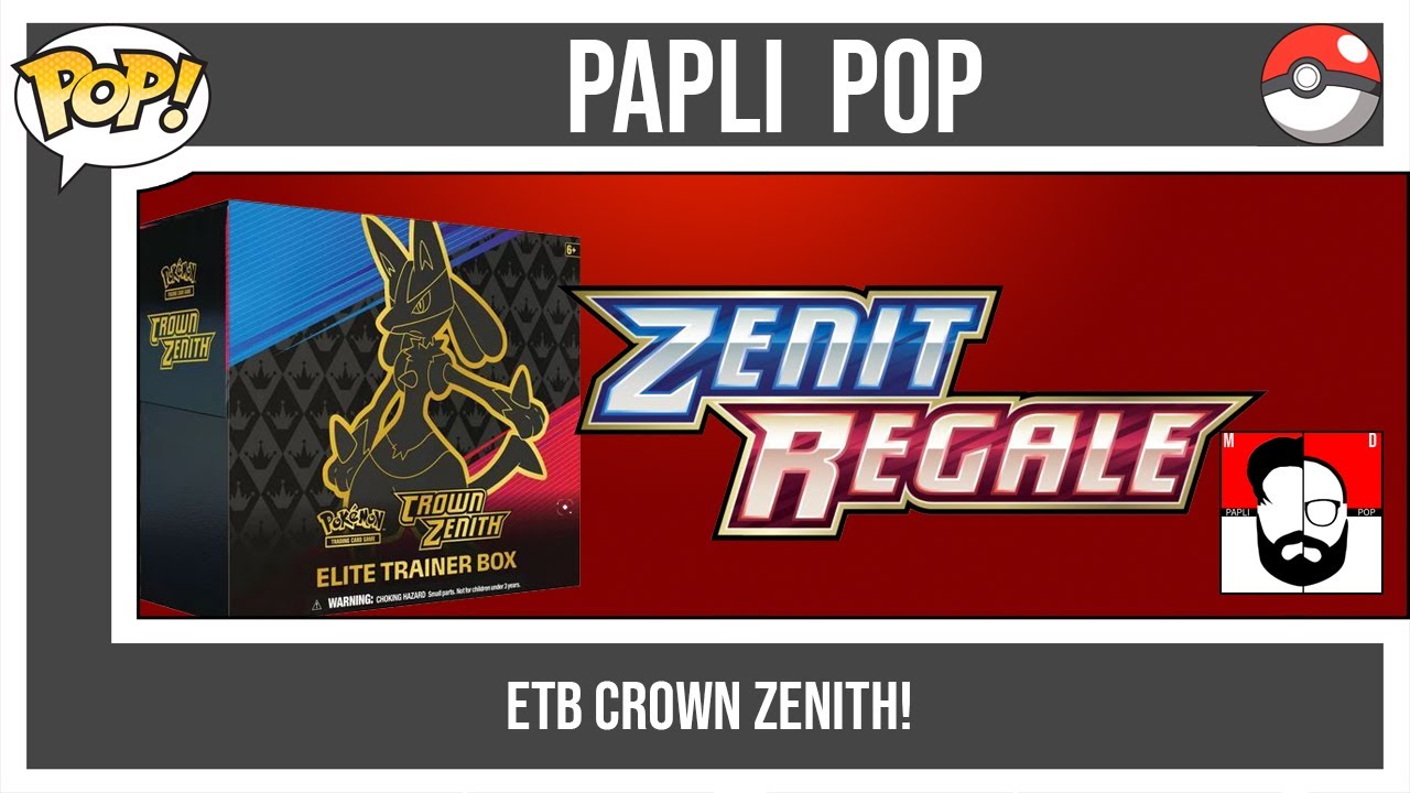 Apertura ETB Pokemon Crown Zenith!