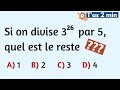 Si on divise 3²⁶ par 5, quel est le reste ?