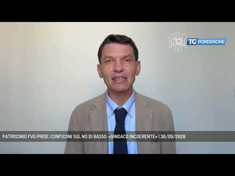 Video PATROCINIO FVG PRIDE, CONFICONI SUL NO DI BASSO: «SINDACO INCOERENTE» | 30/09/2026