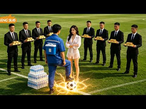 Despised waterboy sweeps 10 soccer champs, nets winner, revealed as long-lost football king.