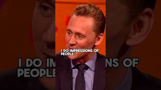 Tom Hiddleston Funny Impression 😂