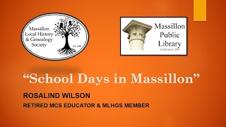 School Days in Massillon
