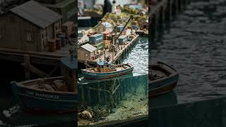 Diorama Build Fishing Port #fishing #scalemodel #rc