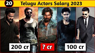 20 South Indian Telugu Actors Salary For Their Upcoming Movies 2023 And 2024