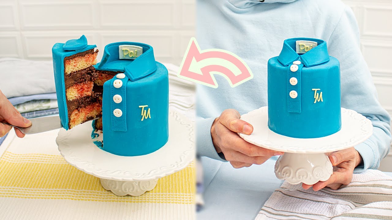 MINI BOLO EM FORMATO DE CAMISA POLO - DIA DOS PAIS - Tiago Mauro