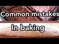 Common mistakes while baking a CAKE | KR - 87