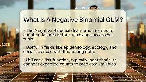 What Is A Negative Binomial GLM? - The Friendly Statistician