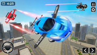 Future Flying Car Shooting Simulator Game - Flying Car Game - Android IOS Gameplay. screenshot 5