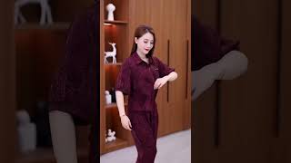 High-end velvet#casual fashion suit #casual, youthful, and stylish #looks good on everyone