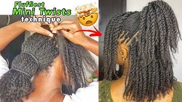 SHOCKING! You Will Never Waste Time Doing Mini Twists Again!Follow This Method To Save Time&Strength