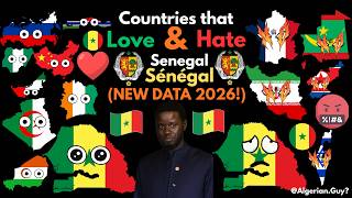 Countries that LOVE & HATE Senegal ?  🇸🇳 ❤💝🔥