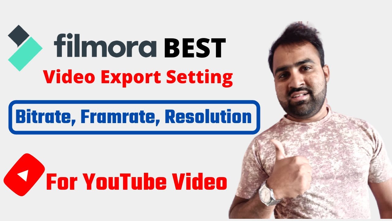 filmora me bitrate kitna rakhen best export setting for youtube video What is bit rate