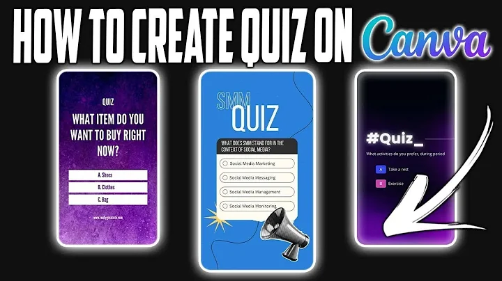 How to Make Quiz Videos for YouTube in Canva