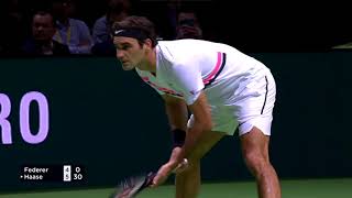 Roger Federer vs Robin Haase - QF Rotterdam 2018 Highlights