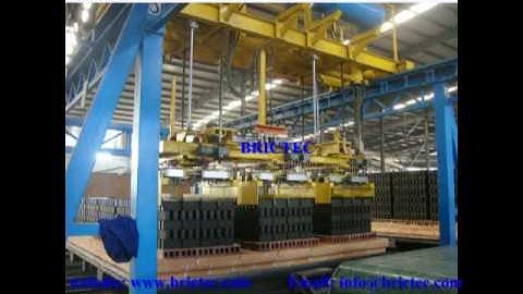 Brick making machine video