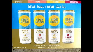 High Noon Vodka Iced Tea Variety Pack Review!