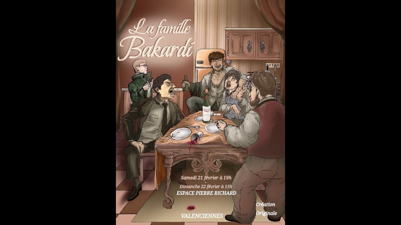 Pièce Original Bakardi , création de ma compagnie théâtrale