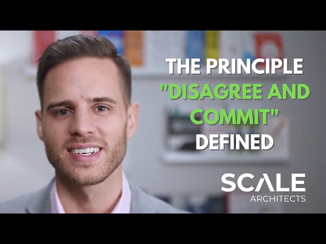 The Principle "Disagree and Commit" defined