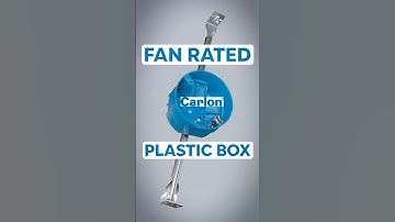 Fan Rated Plastic Box!? - Carlon