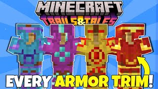 EVERYTHING You NEED To Know About Armor Trims In Minecraft 1.20! Minecraft Trails \& Tales Update