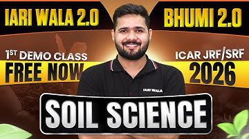 Soil Science Demo Class I ICAR JRF/SRF 2026