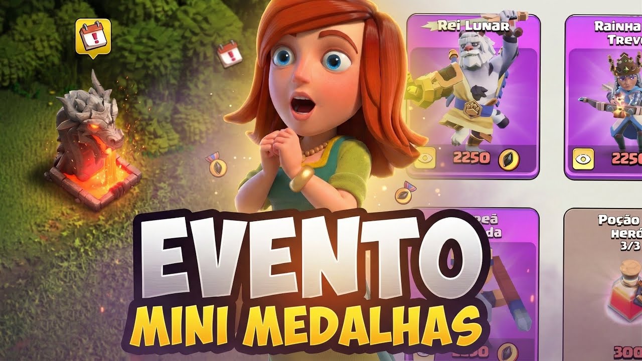 DECORAÇÃO GRÁTIS, SKINS E MAIS NO NOVO EVENTO DE MINI ESTRELATO NO CLASH OF CLANS!