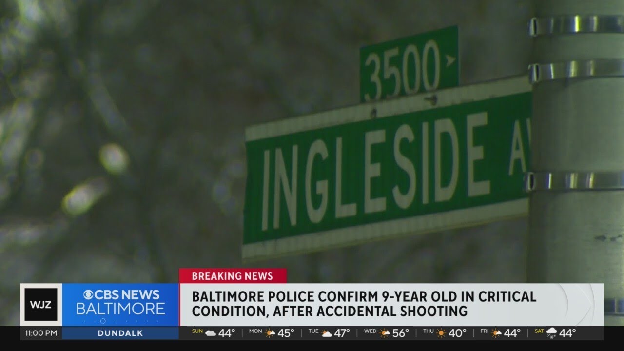 Baltimore police confirm 9-year-old in critical condition after ...
