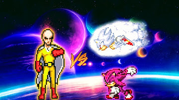 Accurate Saitama Serious Mode VS Hyper Sonic 2.5 OP & Shadow Ultra Ego in Jump Force Mugen