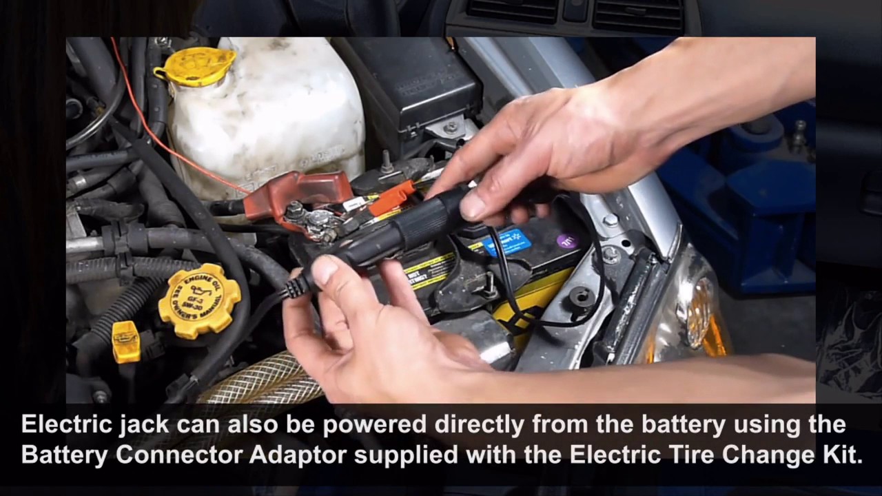 SPECDTUNING INSTALLATION VIDEO  12v Electric Tire Change Kit