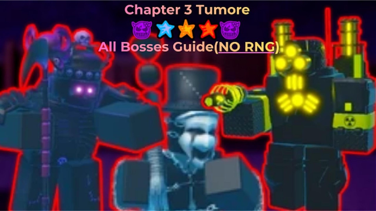 How to Beat ALL 3 Bosses in Chapter 3 Tumore Mode (3 Stars No RNG Guide) | The Battle Bricks Roblox