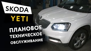 Плановое техническое обслуживание автомобиля Skoda Yeti 1,8 TSI