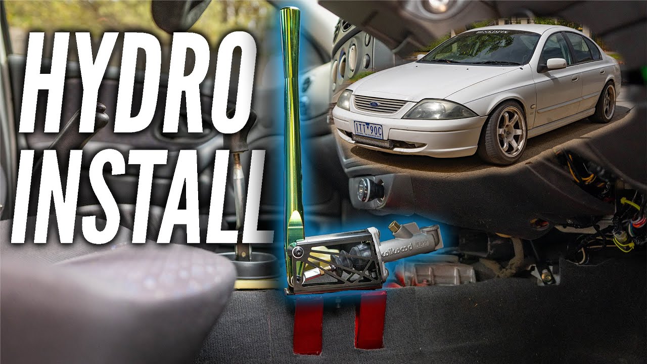 HYDRO HANDBRAKE INSTALL FOR THE AU FALCON! Make Drifting Easier! Part
