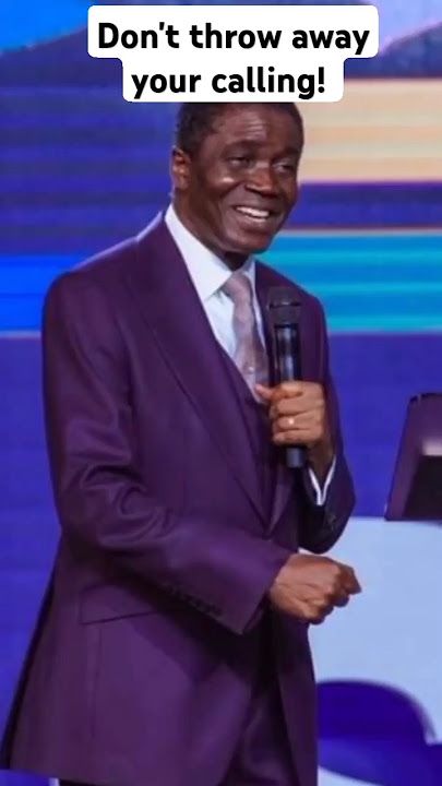 Don't throw away your calling! - Bishop David Abioye