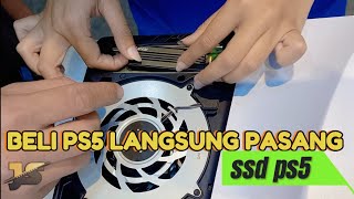 CARA MEMASANG/PASANG SSD LEXAR DI PS5 SLIM DISC BUKA COVER TERBARU