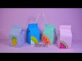 origami paper juice box  |  diy cute box Mp3 Song