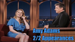 Amy Adams - Talks 2017 Before Marriage - 2/2 Appearances In Chron. Order - [LOW QUALITY]
