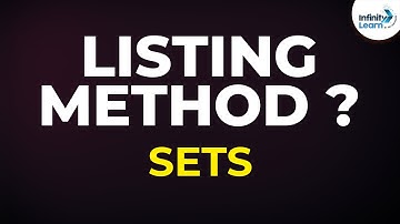 Sets - Listing Method | Don