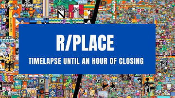 rplace Timelapse 2022 | Reddit r/place timelapse from the beginning to the final hours