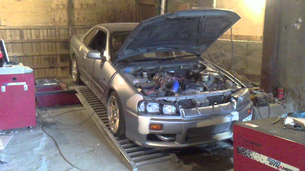 stock rb25det dyno test. YouTube