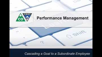 Cascade a Goal to a Subordinate Employee 2