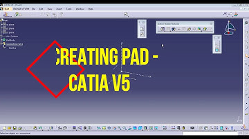 CATIA||How to use pad command in catiaV5