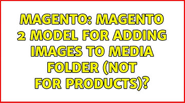 Magento: Magento 2 model for adding images to media folder (not for products)?