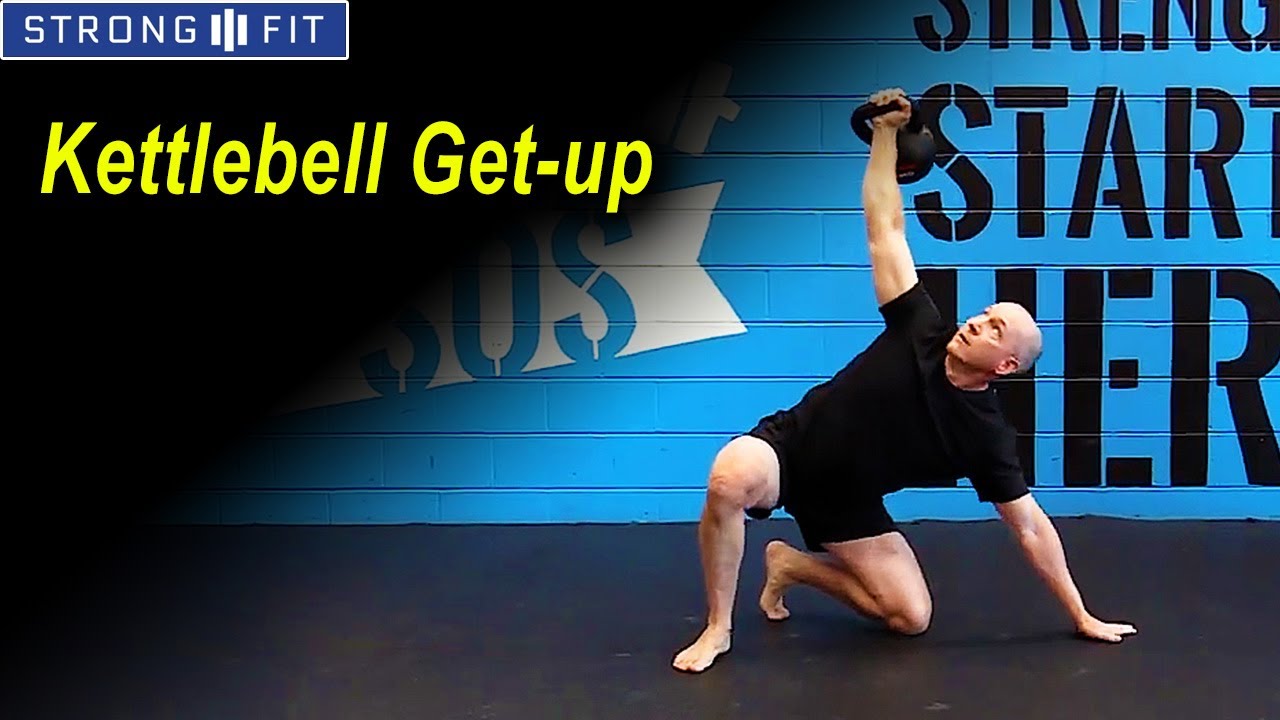 How to do Kettlebell Get Up Exercise by Brett Jones YouTube